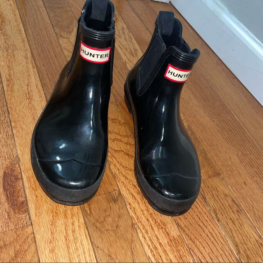 Hunter Gloss Chelsea boot
